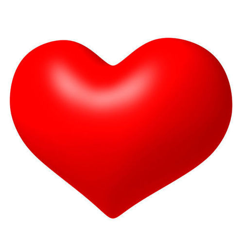 3D model Valentine Heart VR / AR / low-poly MAX OBJ MA MB ...