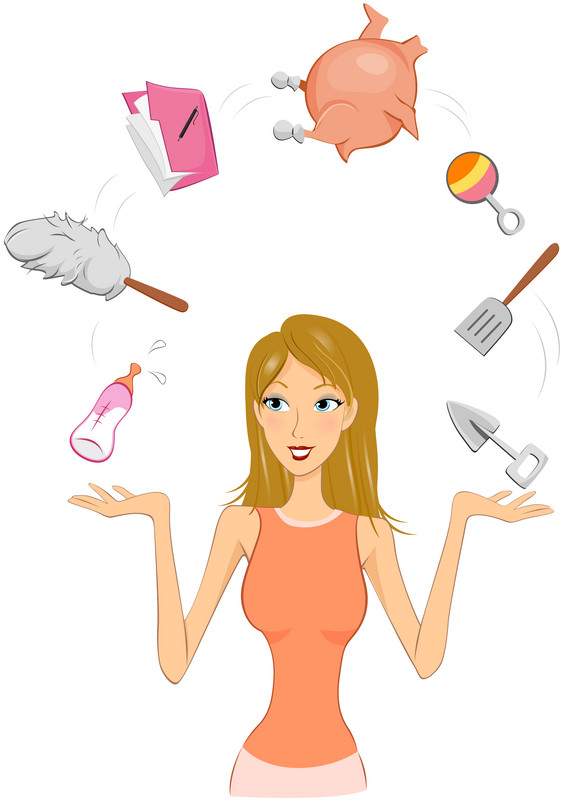 Working Mother Cartoon | Free Download Clip Art | Free Clip Art ...