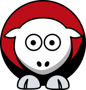 Sheep 3 Toned Atlanta Falcons Colors Clip Art | High Quality Clip Art