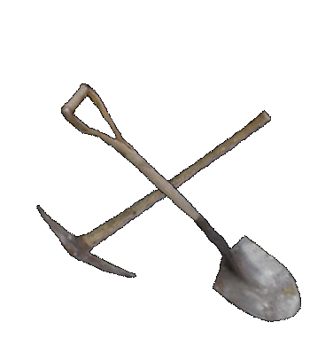 Shovels clip art image #26457