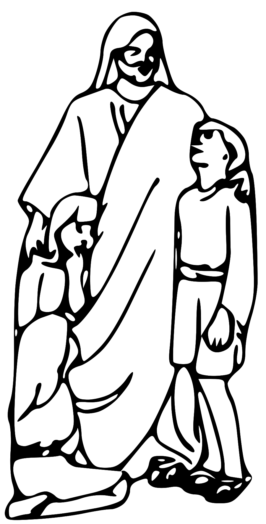 Children and jesus clipart lds - ClipartFox