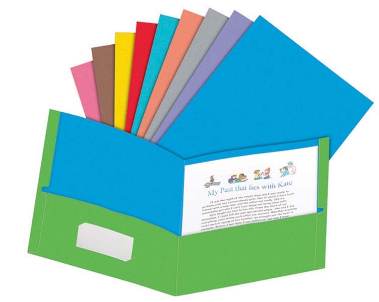 Folder And Notebook Clipart