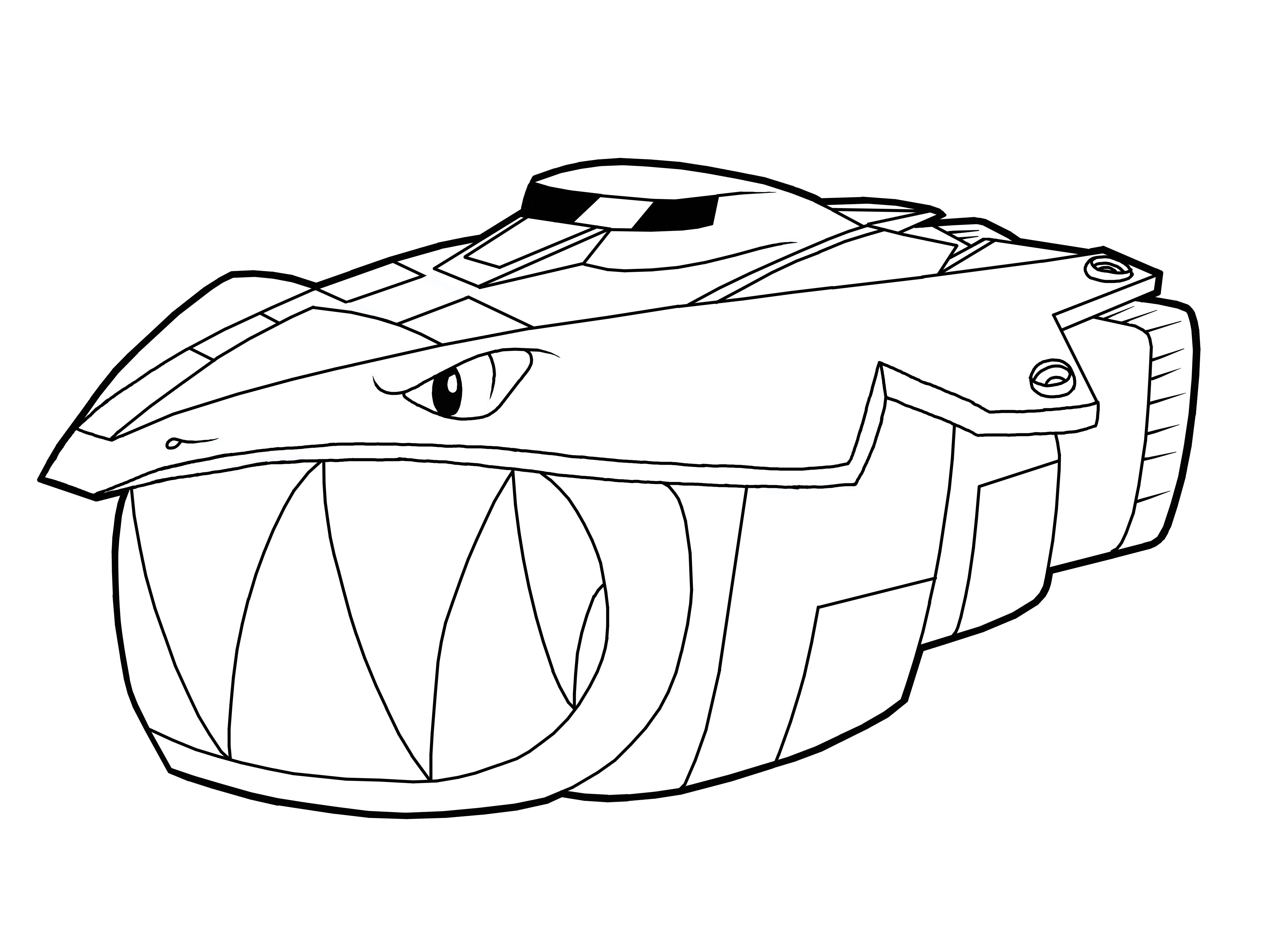 Elite: Dangerous - Anaconda Toon Line Art by MechaWolfie on DeviantArt