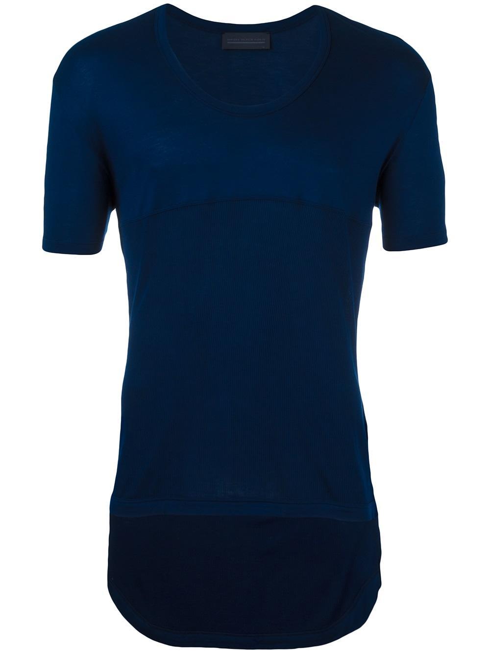 Diesel black gold Plain T-shirt in Blue for Men | Lyst