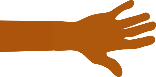 Tan Arm And Hand Clip Art - vector clip art online ...