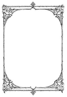 Vintage Ephemera Image - Amazing Frame