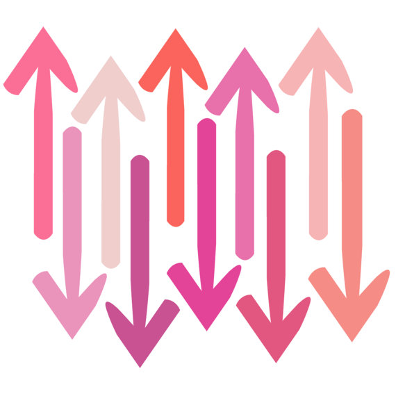Digital Scrapbook Clip Art // Valentine Arrows by thepaperpegasus