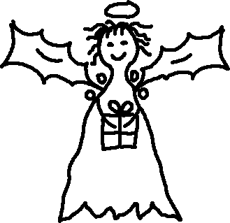 Christmas Black and White Clipart, Free Printable ,Downloadable ...