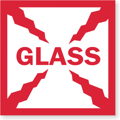 Free Fragile Glass Shipping Labels Freight to…