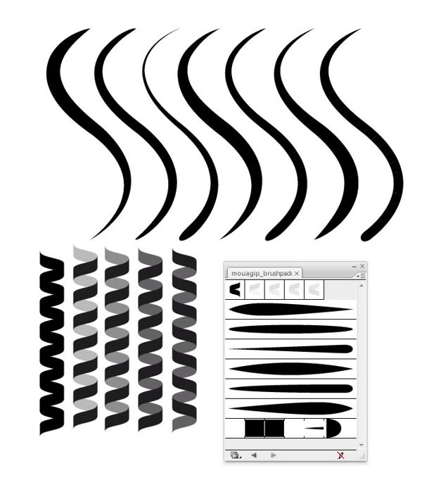50+ Illustrator Brushes for Download