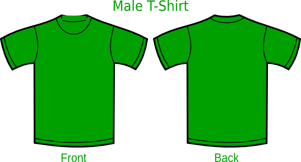 Green T Shirt Template - ClipArt Best