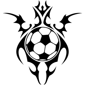 tribal soccer. // Design Shirtigator.