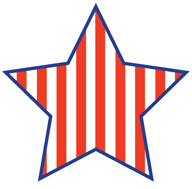 Stars and Stripes with Illustrator - Shapes Inside a Shape