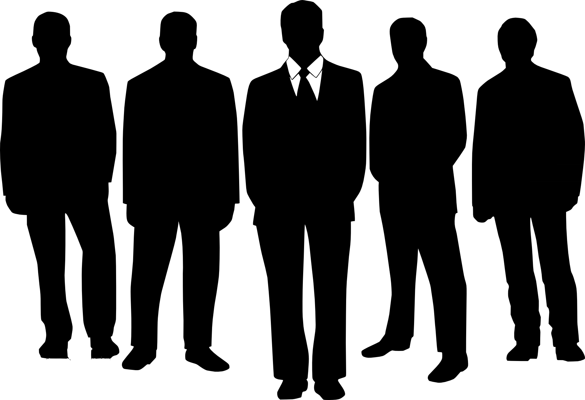 Person Standing Silhouette Png