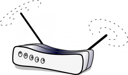 Wireless Lan Router clip art Vector clip art - Free vector for ...