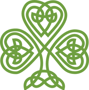 Celtic Shamrock clip art - vector clip art online, royalty free ...