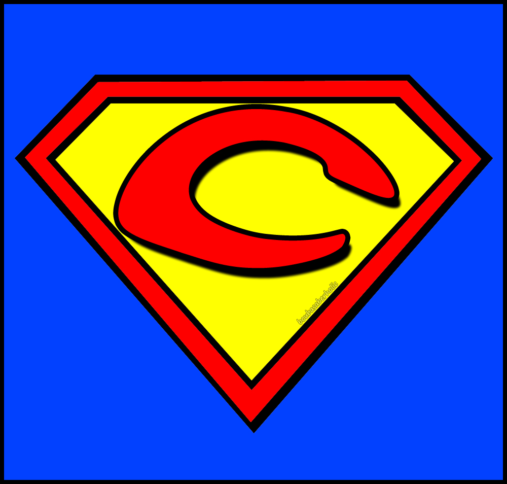 Bouba - Saberholic: Letters in Superman Logo Style