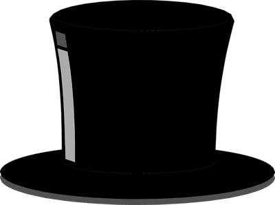 Free Stock Photos | Illustration Of A Black Top Hat | # 8309 ...