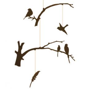Birds of a Feather: Laser Cut Mobile « Ponoko – Blog