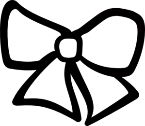 Hair Bow clip art - vector clip art online, royalty free & public ...