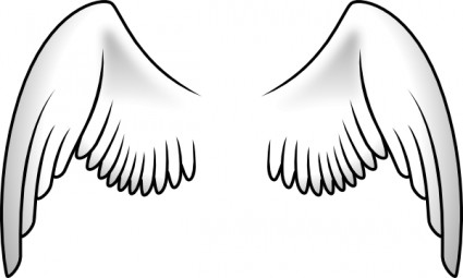 Wings clip art Vector clip art - Free vector for free download