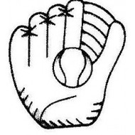 Baseball Glove Drawing Clipart - Free to use Clip Art Resource