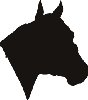 Horses - Animals - Shapes - Stencils