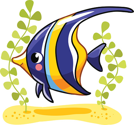 Angelfish Clip Art, Vector Images & Illustrations