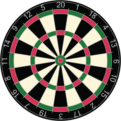 Dart Board Clip Art, Vector Images & Illustrations