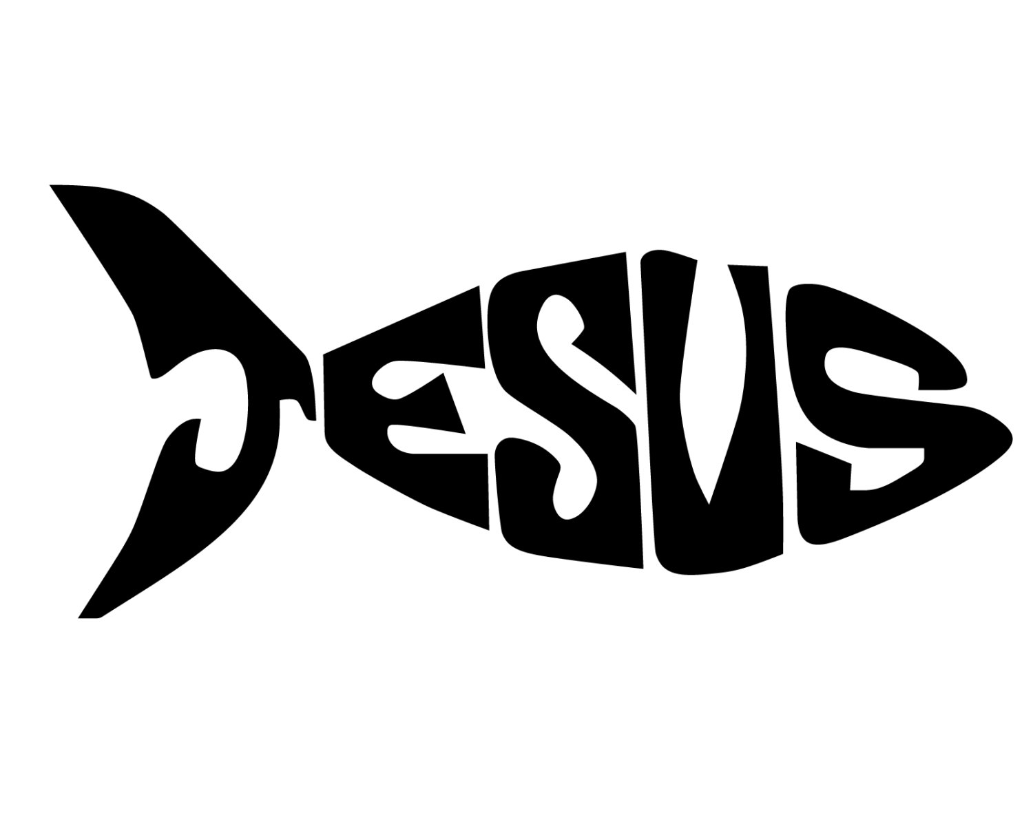 Christian fish decal | Etsy