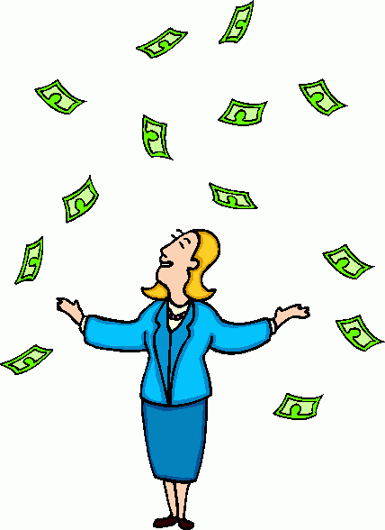 Animated money clipart