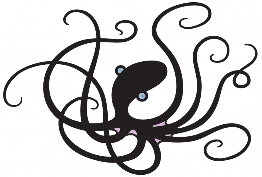 Octopus Line Drawing Clipart - Free to use Clip Art Resource