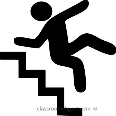 Elderly Falls Clipart