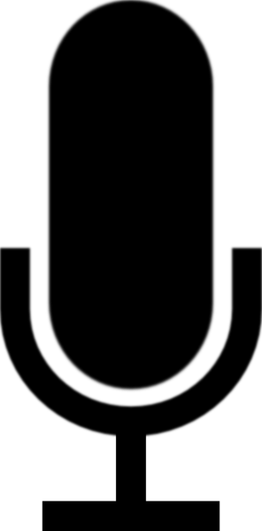 Radio microphone icon clipart
