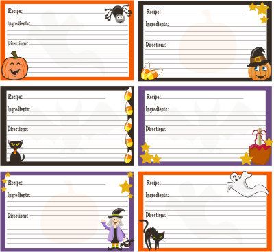 1000+ images about BORDERS- Recipe Cards | The ...
