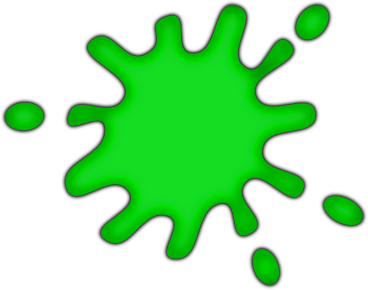 Green splash clipart