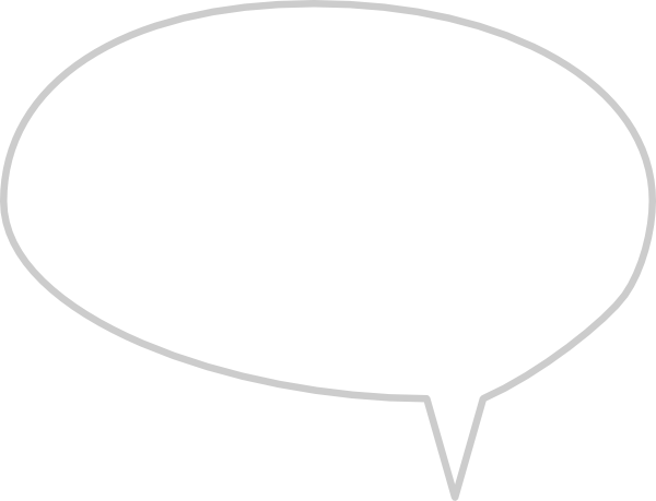 Speech Bubble Light Grey clip art - vector clip art online ...