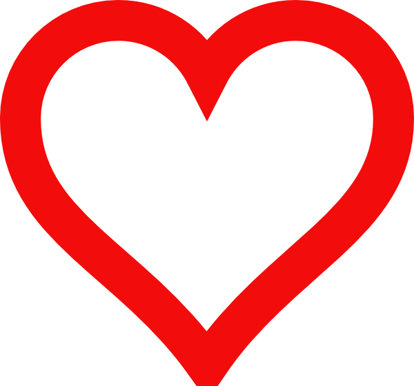 Hearts Outline Clipart