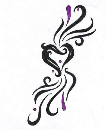 Hearts And Stars Tattoo Designs | Free Download Clip Art | Free ...
