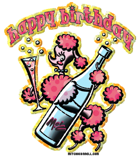 Wine Birthday Gif - ClipArt Best