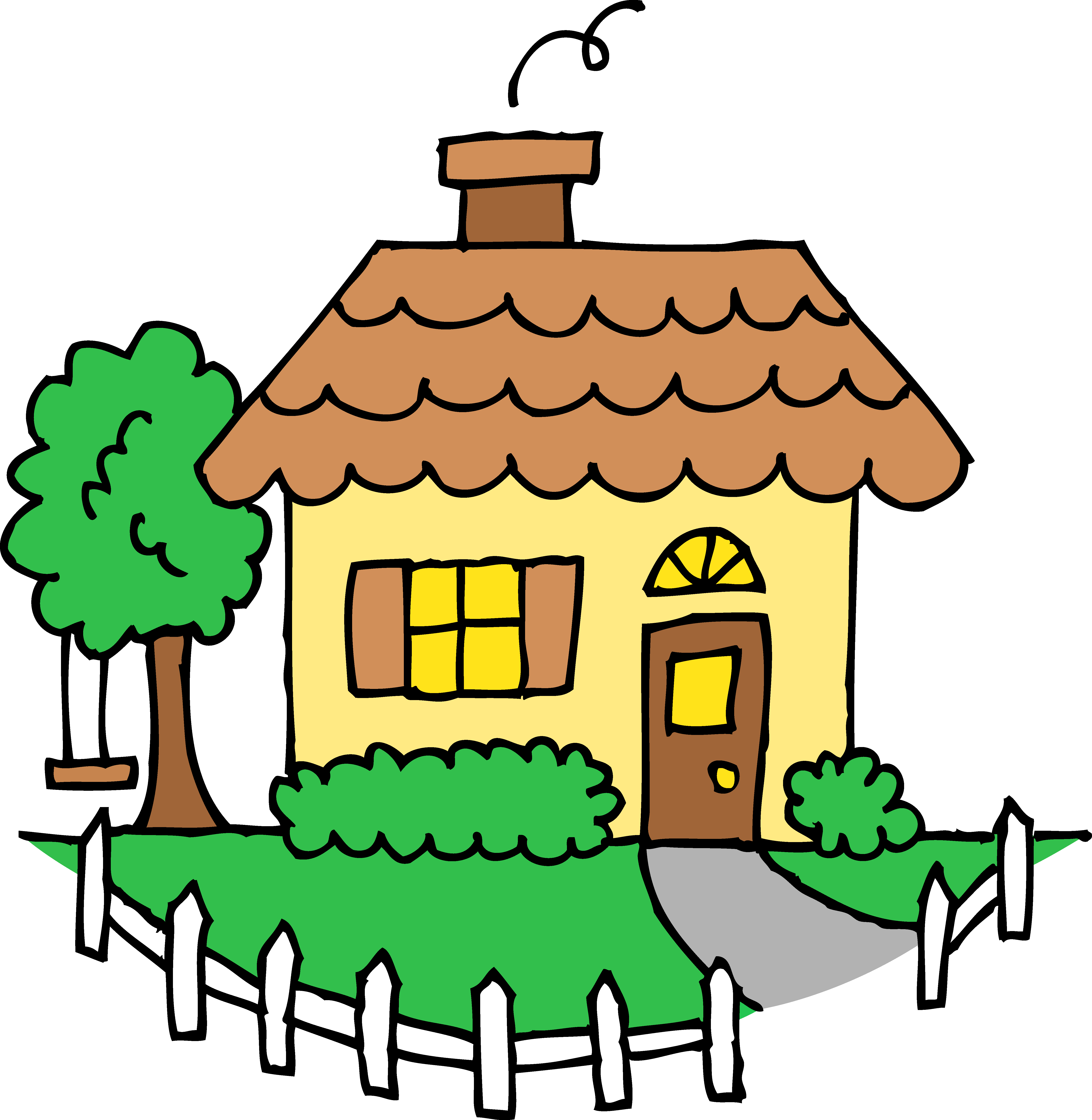 Clip art free house