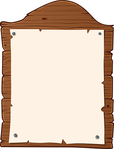 Silhouette Of A Wanted Poster Blank Clip Art, Vector Images ...
