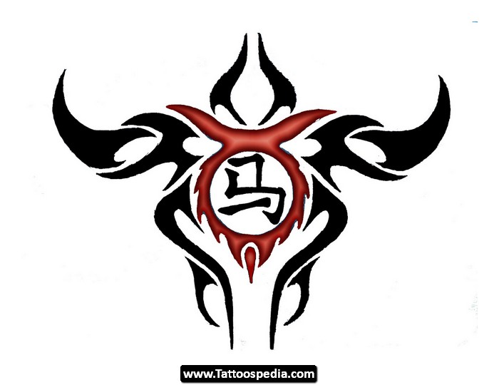 Tribal Taurus Head Tattoo Flash | Fresh 2017 Tattoos Ideas