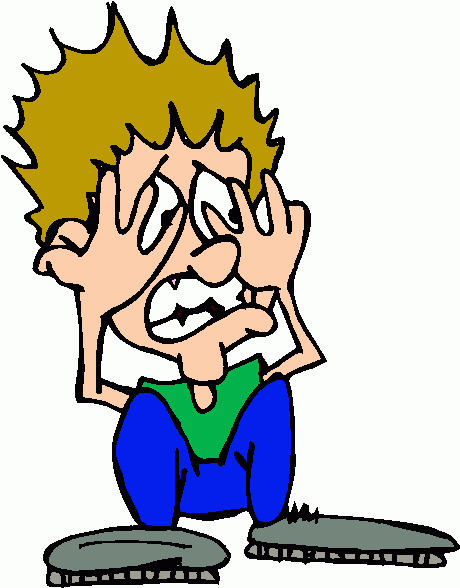 Scared Person Clipart