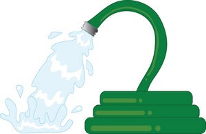 Fire Hose Water Clipart