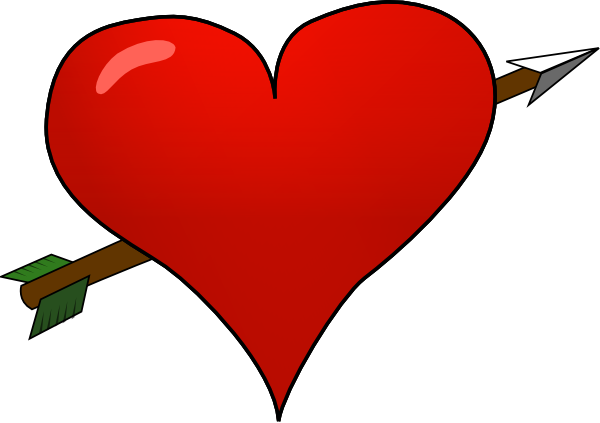 Valentines Day Heart Clipart - Coloring Page For Kids