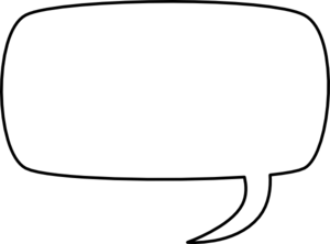 Clipart speech bubble