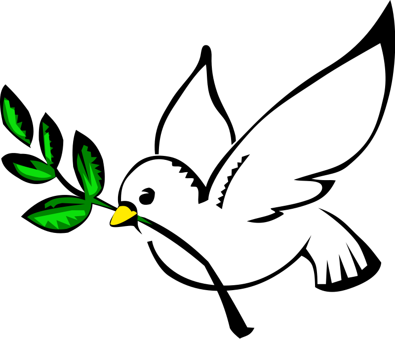 Clipart dove of peace