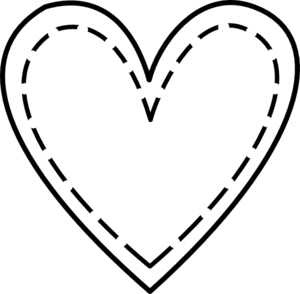 Heart Outline Clipart - Tumundografico