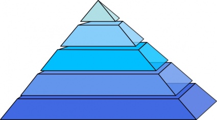 3d pyramid clipart